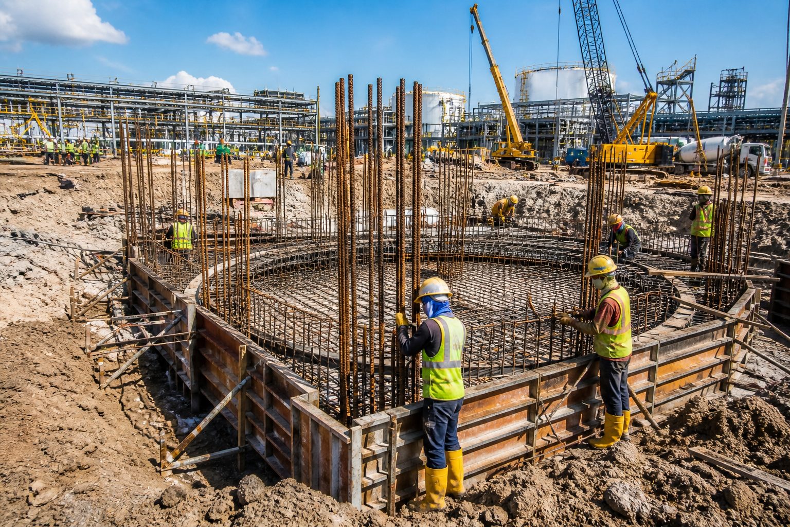 Obra civil industrial